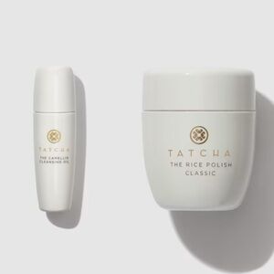 Tatcha Cleansing Oil and Rice Polish